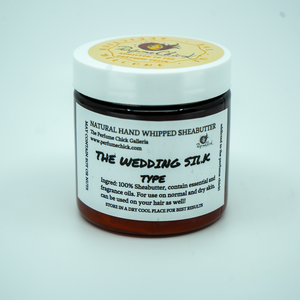WEDDING SILK (Kay Ali Type) hand-whipped shea butter jar
