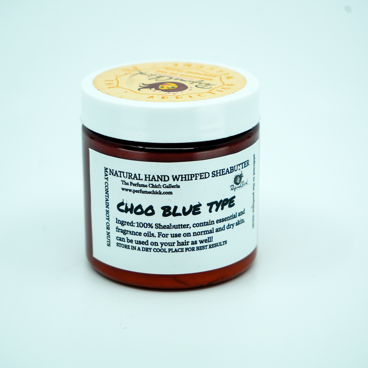 CHOO BLUE (Type) hand-whipped shea butter jar