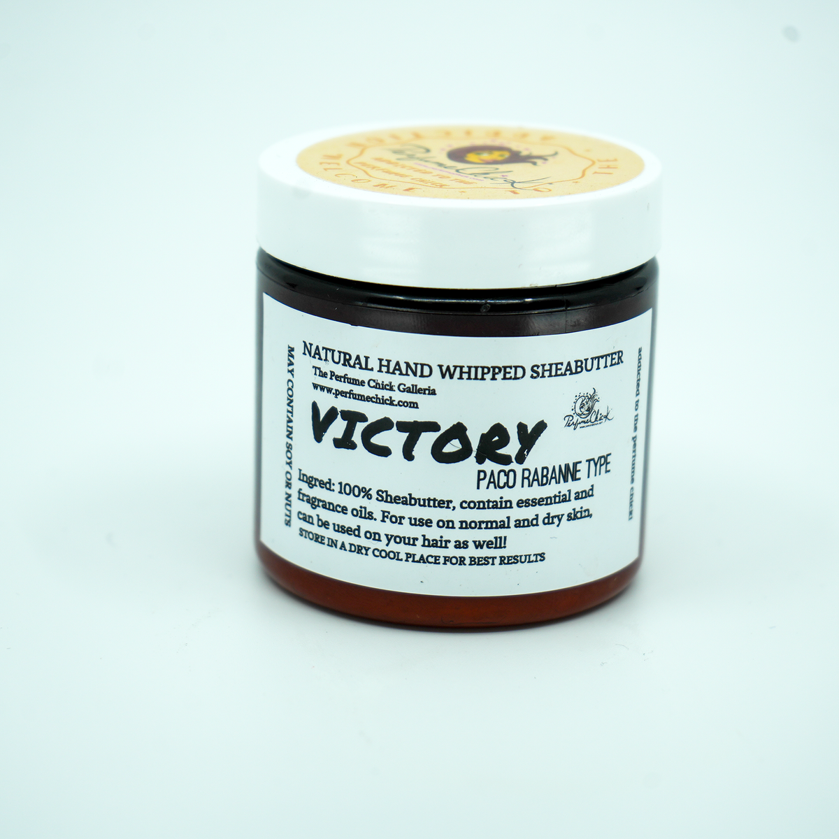 VICTORY (Paco Rabanne Type) hand-whipped shea butter jar