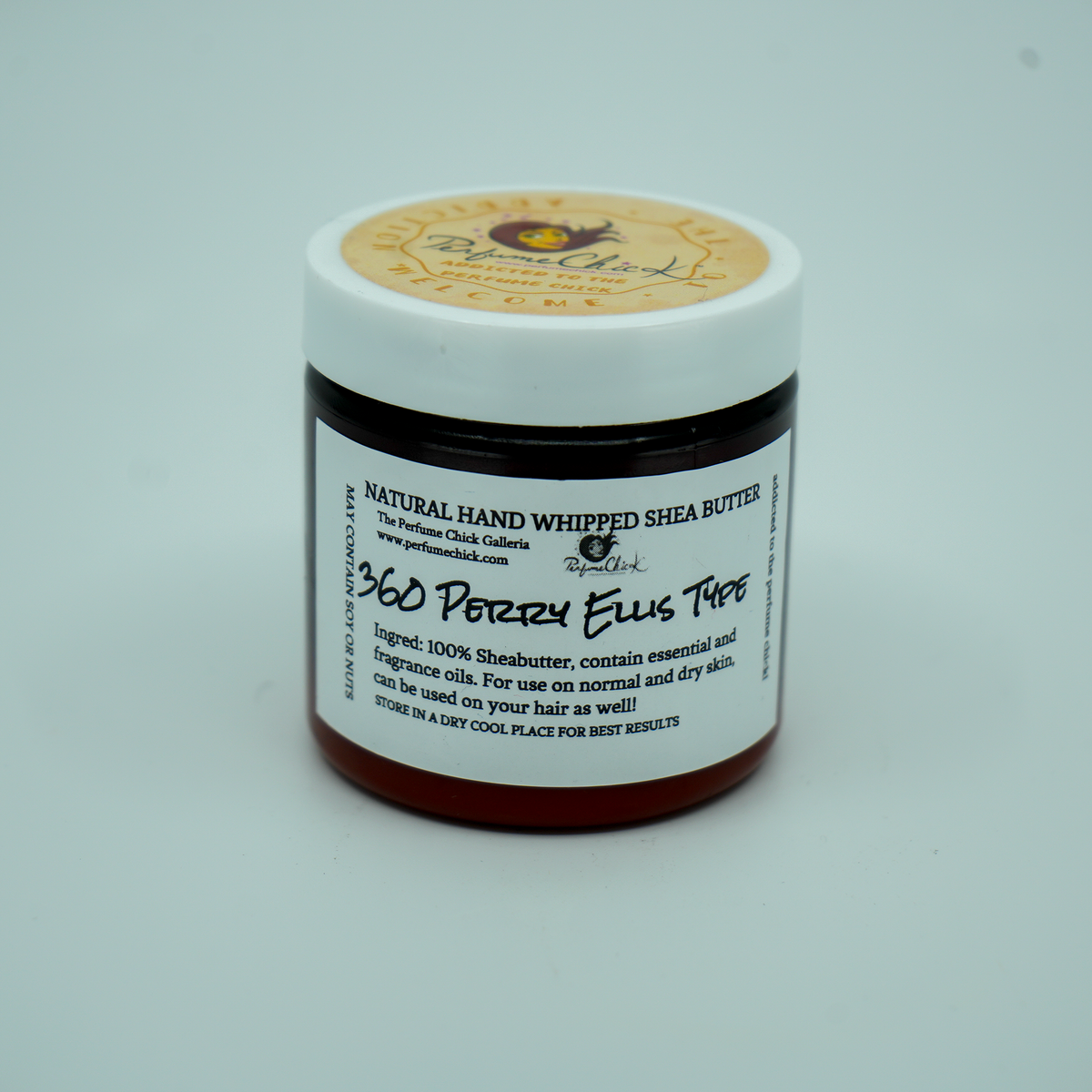 PERRY ELLIS 360 (Type) hand-whipped shea butter jar