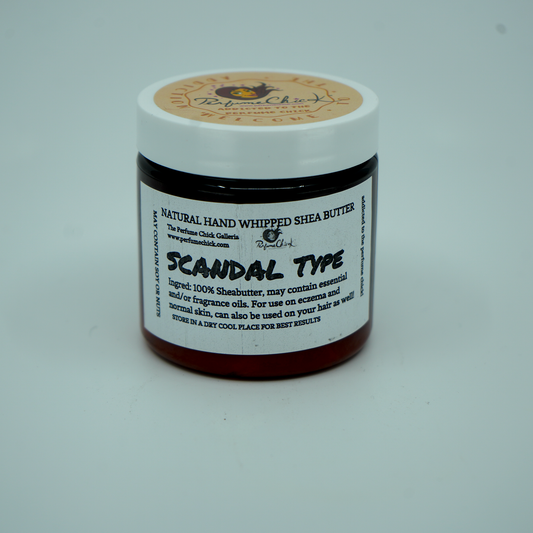 SCANDAL (Jean Paul Gaultier Type) hand-whipped shea butter jar