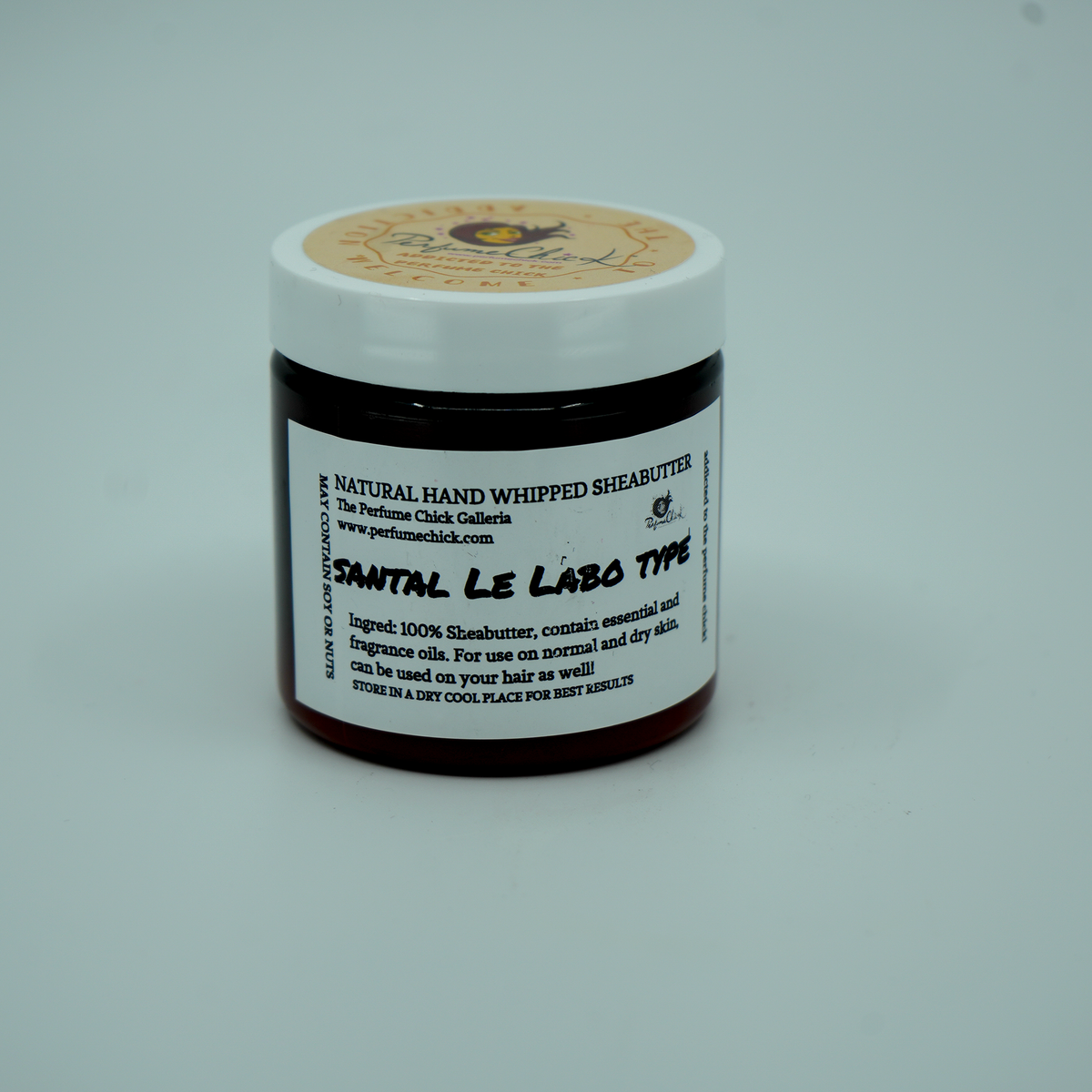 SANTAL 33 (Le Labo Type) hand-whipped shea butter jar