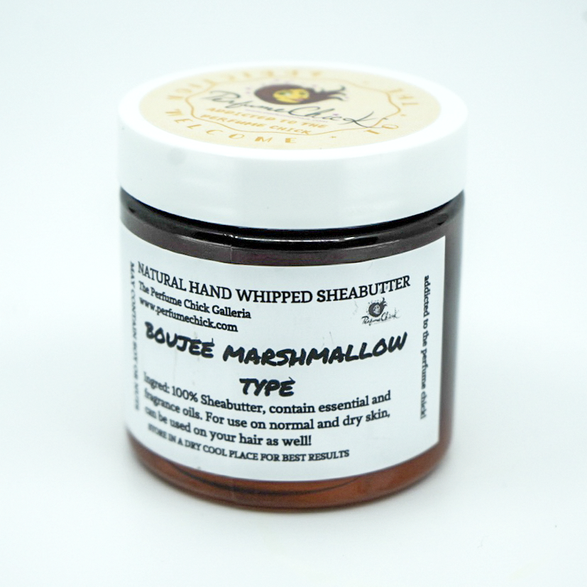BOUJEE MARSHMALLOW (Kay Ali Type) hand-whipped shea butter jar