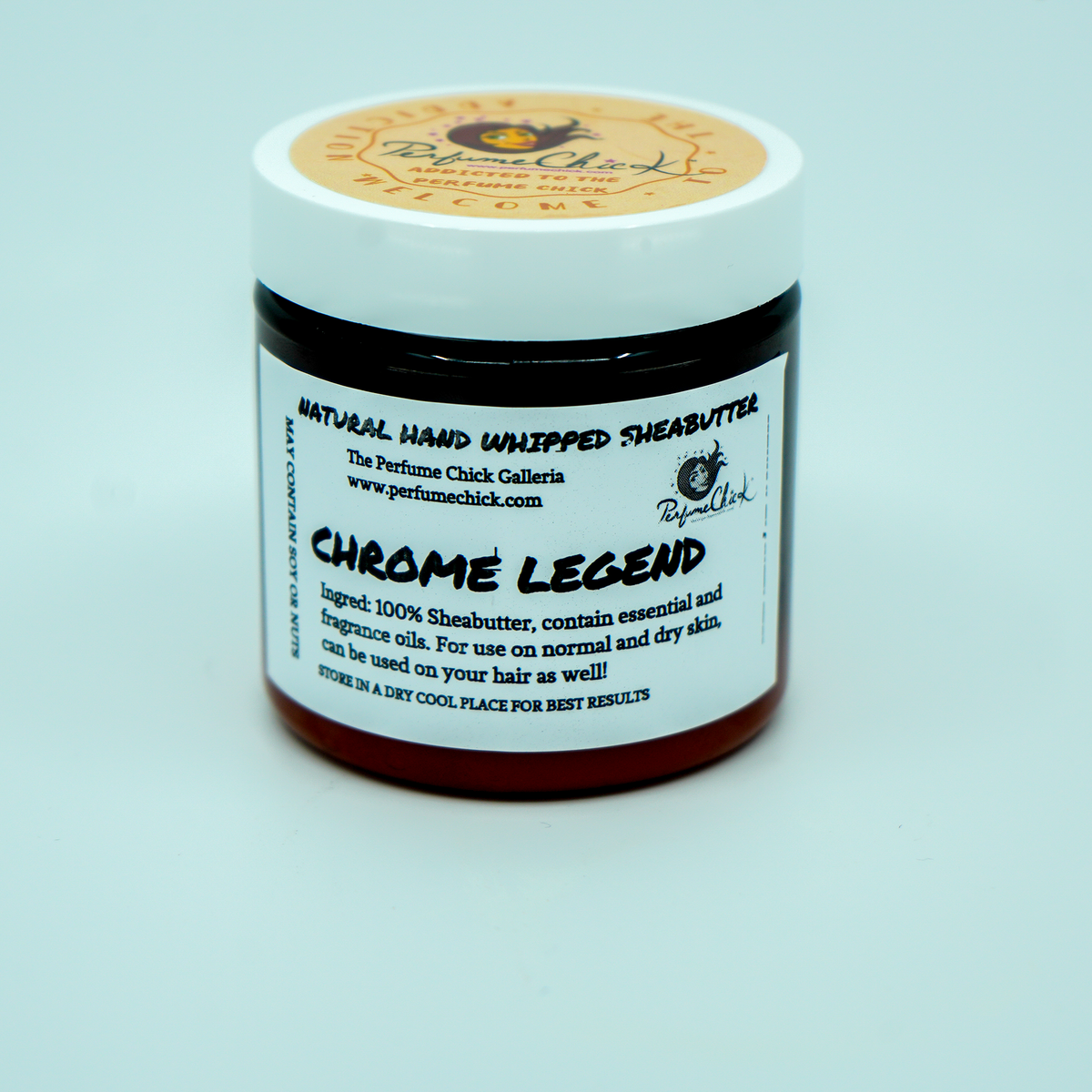 CHROME LEGEND hand-whipped shea butter jar