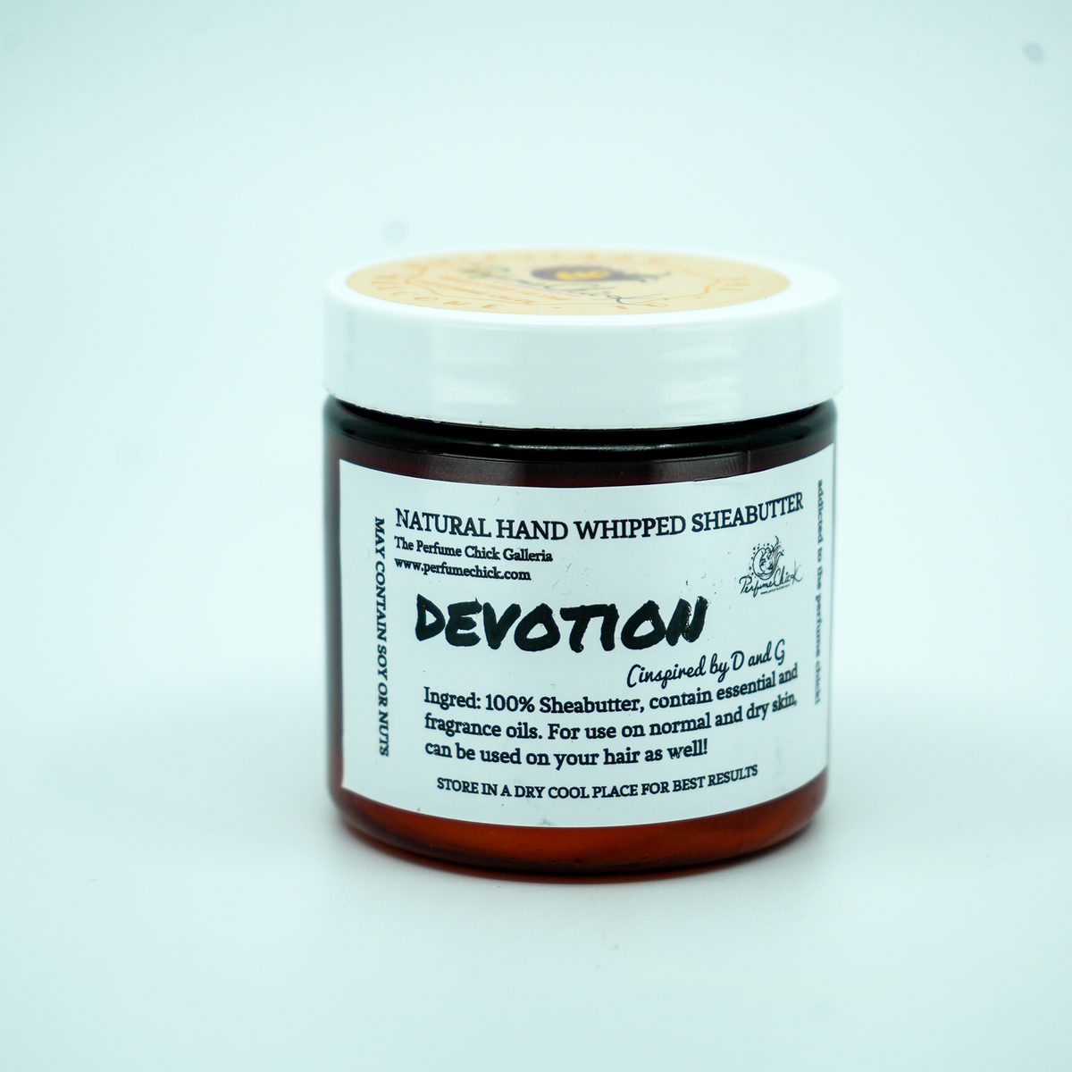 DEVOTION (D&G Type) hand-whipped shea butter jar